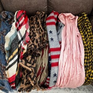 Colorful Patterned Scarves Collection